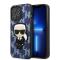 KARL LAGERFELD Karl Lagerfeld iPhone 13 Pro Max Skal Monogram Ikonik Patch - Blå