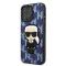 KARL LAGERFELD Karl Lagerfeld iPhone 13 Pro Max Skal Monogram Ikonik Patch - Blå