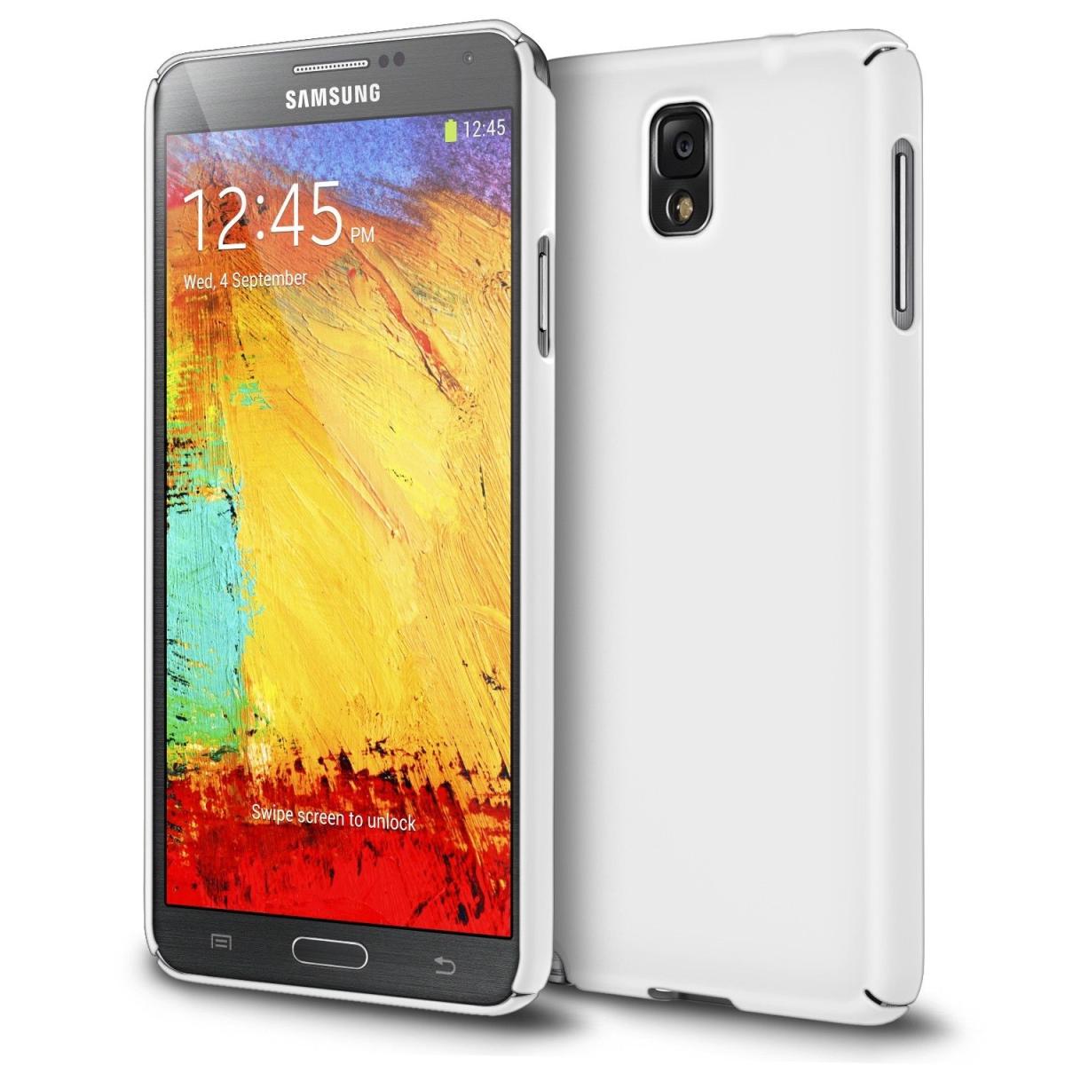 Rearth Ringke Premium Slim Hard Case Skal till Samsung Galaxy Note 3 (Vit)
