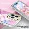 OEM iPhone 14 Pro Max Skal 360 Marble - Rosa