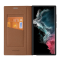 Dux Ducis Dux Ducis Galaxy S23 Ultra Plånboksfodral Skin X2 Magnetic - Brun