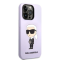 KARL LAGERFELD Karl Lagerfeld iPhone 14 Pro Skal Silicone Ikonik - Lila