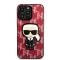 KARL LAGERFELD Karl Lagerfeld iPhone 13 Pro Max Skal Monogram Ikonik Patch - Röd