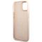 Guess GUESS iPhone 14 Skal Vintage Gold Logo - Rosa