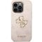 Guess Guess Mobilskal till iPhone 15 Pro Max Big Metall Logo - Rosa
