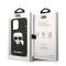 KARL LAGERFELD Karl Lagerfeld iPhone 14 Pro Skal Magsafe Silicone Karl`s Head - Svart