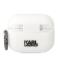 KARL LAGERFELD KARL LAGERFELD AirPods Pro 2 Skal Silicone Karl Head 3D - Vit