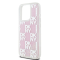 DKNY DKNY Mobilskal till iPhone 15 Pro Liquid Glitter Multi Logo - Rosa