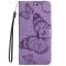 A-One Brand Butterfly Imprinted Fodral Galaxy S22 - Lila