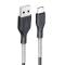 Forcell Forcell Carbon USB-C till USB-A kabel 1m - Svart