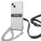 Guess Guess Gray Strap Silver Chain Skal iPhone 13 mini - Transparent