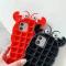 Fidget Toys Crab Pop it Fidget Skal till iPhone 11 - Röd