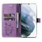 A-One Brand Butterfly Imprinted Fodral Galaxy S22 - Lila