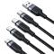 Joyroom Joyroom 4in1 USB-A till USB-C Lightning microUSB kabel 1.2m