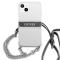 Guess Guess Gray Strap Silver Chain Skal iPhone 13 mini - Transparent
