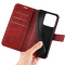 OEM Xiaomi 13 Plånboksfodral Calf Texture Flip - Röd