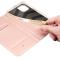 Dux Ducis DUX DUCIS Skin Pro iPhone 15 Plus Plånboksfodral PU Läder - Rosa