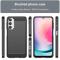 OEM Mobilskal till Galaxy A24 4G Carbon Fiber Brushed - Svart