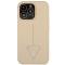 Guess Guess iPhone 13 Pro Skal Saffiano Triangle Logo - Beige