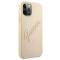 Guess Guess iPhone 12 Pro Max Skal Saffiano Vintage - Guld