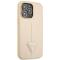 Guess Guess iPhone 13 Pro Skal Saffiano Triangle Logo - Beige