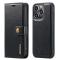 DG.MING DG.MING iPhone 14 Pro Max Plånboksfodral Split Detachable Flip - Svart
