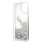 Guess Guess iPhone 12 Pro Max Skal Glitter Vintage Script - Silver