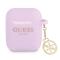 Guess Guess Silicone Charm Collection Skal Airpods - Lila