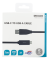 UTGATT1 DELTACO USB-C till USB-A kabel, 1m, USB 2.0