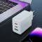 Acefast Acefast GaN Snabbladdare 2x USB-C USB-A QC4+ 65W - Vit