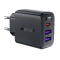 Acefast Acefast A57 PD 35W GaN Väggladdare 2 x USB-A + USB-C - Svart