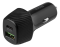 UTGATT1 DELTACO USB-billaddare med dubbla USB-portar och snabbladdning
