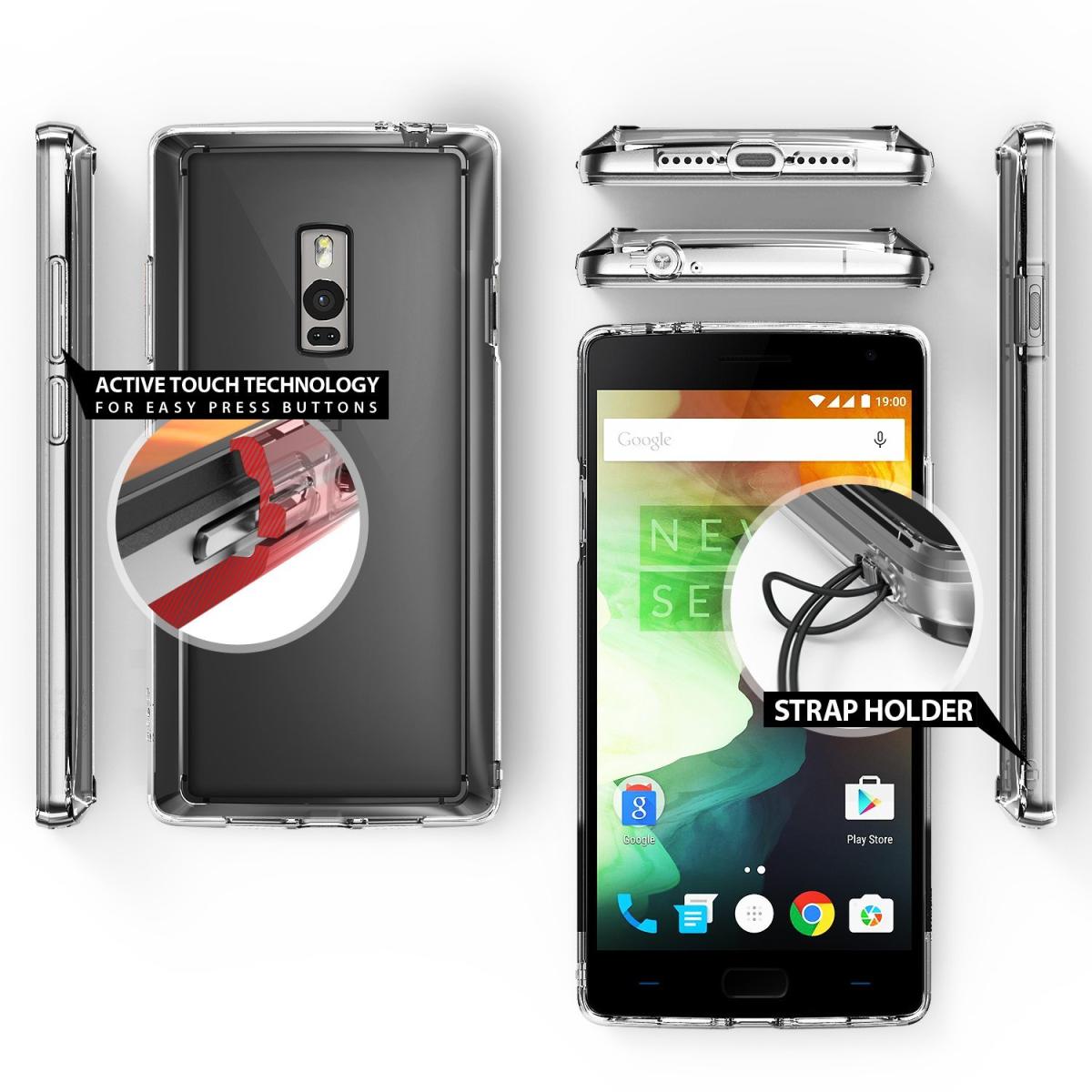 Rearth Ringke Fusion Shock Absorption Skal till OnePlus 2 - Crystal View