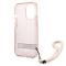 Guess Guess iPhone 13 Pro Skal Translucent Stap - Rosa