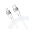 Wozinsky Wozinsky USB-C till Lightning kabel PD 27W 1m - Vit