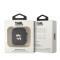 KARL LAGERFELD Karl Lagerfeld AirPods 1/2 Skal Silicone Karl Head 3D - Svart