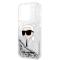 KARL LAGERFELD Karl Lagerfeld iPhone 14 Pro Skal Glitter Karl Head - Silver