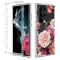 UTGATT Galaxy S23 Ultra Skal Pattern Printing - Lila Flower