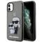 KARL LAGERFELD Karl Lagerfeld iPhone 11 / XR Skal Gliter Karl&Choupette - Svart