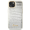 Guess GUESS iPhone 14 Skal Croco Collection - Silver