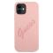 Guess Guess Skal iPhone 12 Mini Script Vintage - Rosa