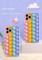 Fidget Toys Pop it Fidget Multicolor Skal till iPhone 13 Pro Max