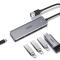 UTGATT1 UGreen USB 4x USB 3.2 Gen 1 HUB / micro USB strömport Grå