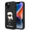 KARL LAGERFELD Karl Lagerfeld iPhone 14 Plus Skal Silicone Ikonik - Svart