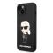 KARL LAGERFELD Karl Lagerfeld iPhone 14 Plus Skal Silicone Ikonik - Svart