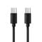 OEM USB-C till USB-C kabel PD 60W 1m - Svart