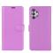A-One Brand Litchi Läder Plånboksfodral Galaxy A32 5G - Lila