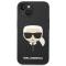 KARL LAGERFELD Karl Lagerfeld iPhone 14 Skal Czarny Silicone Karl`s Head - Svart