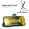 A-One Brand iPhone 14 Pro Max Plånboksfodral Butterflies Imprinted - Turkos