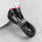 BASEUS Baseus USB-C till USB-A kabel Cafule 2m - Svart/Röd